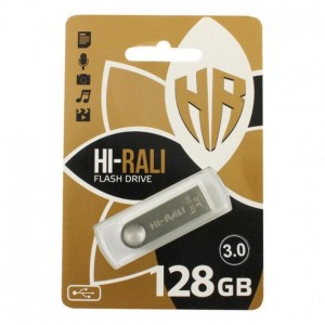 USB3.0 128Gb Hi-Rali Shuttle Silver