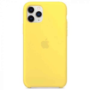 Чехол-накладка  Silicone Case iPhone 11 Pro Max (55) Light yellow