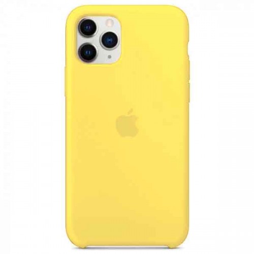 Чехол-накладка Silicone Case iPhone 11 Pro Max (55) Light yellow