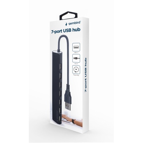 USB-хаб Gembird UHB-U2P7-04 (7xUSB port)