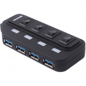 USB-хаб Maxxter HU2A-4P-AC-02 (4xUSB port)