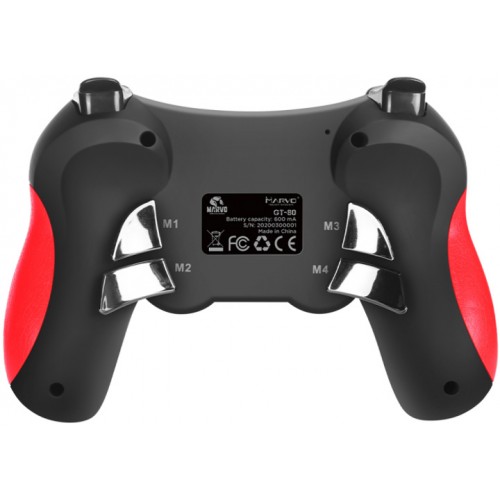 Игровой манипулятор Marvo GT-80 ПК/PS4/AndroidTV Wireless Black/Red