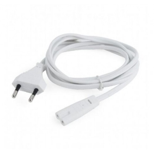 Кабель Cablexpert PC-184/2-W, CEE7/16-C7, 1.8m 2*0.5mm. (Кабель питания)