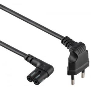 Кабель Cablexpert PC-184L CEE7/16-C7 Cut, 1.0m 2*0.5mm. (Кабель питания)