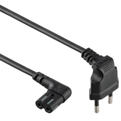 Кабель Cablexpert PC-184L CEE7/16-C7 Cut, 1.0m 2*0.5mm. (Кабель питания)