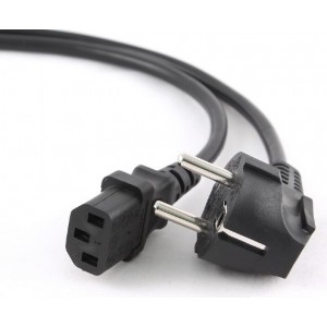 Кабель Cablexpert PC-186, CEE7/17-C13, 1.8m 3*0.5mm.