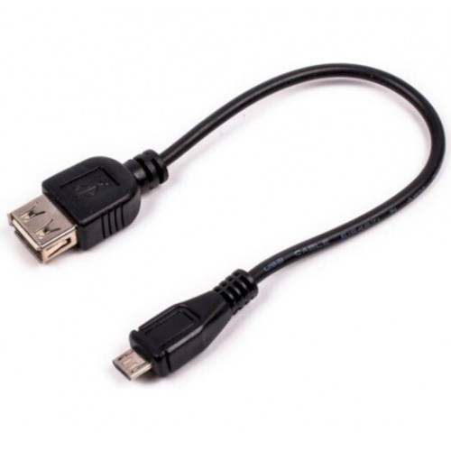 Кабель Maxxter U-AFM-OTG USB->microUSB 0.15m.
