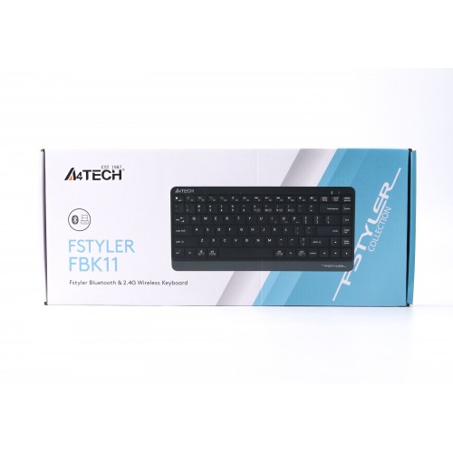 Клавиатура A4Tech FBK11 Fstyler Wireless Grey