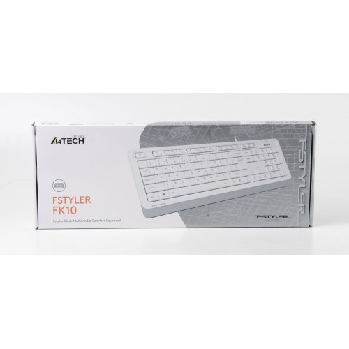 Клавиатура A4Tech FK10 Fstyler White