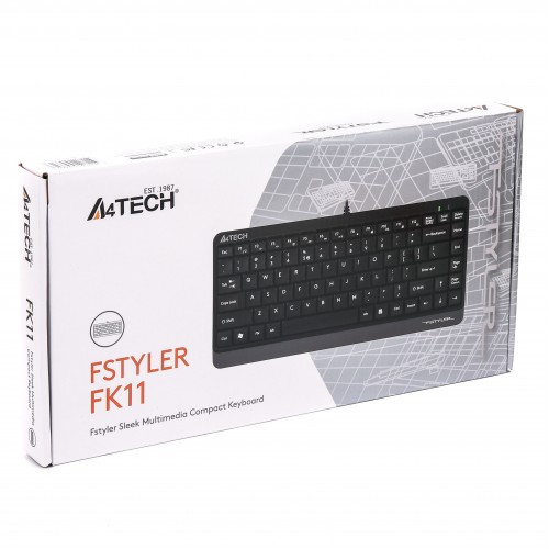 Клавиатура A4Tech FK11 Fstyler Grey