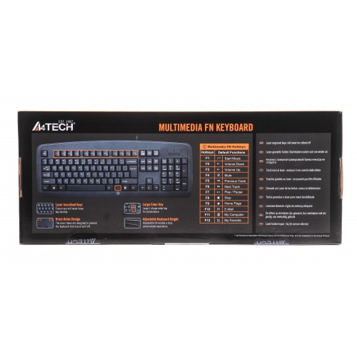 Клавиатура A4Tech KM-720 USB black