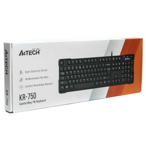 Клавиатура A4Tech KR-750 USB black