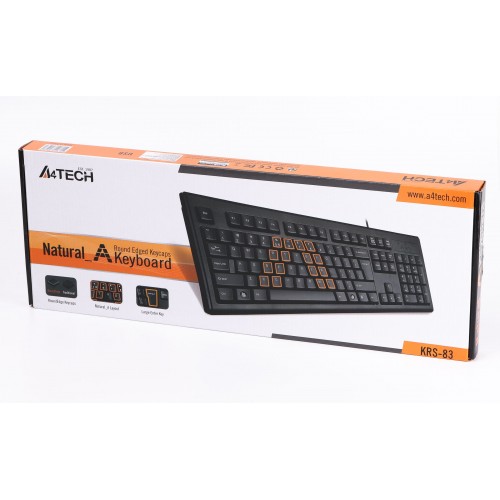 Клавиатура A4Tech KRS-83 PS/2 black