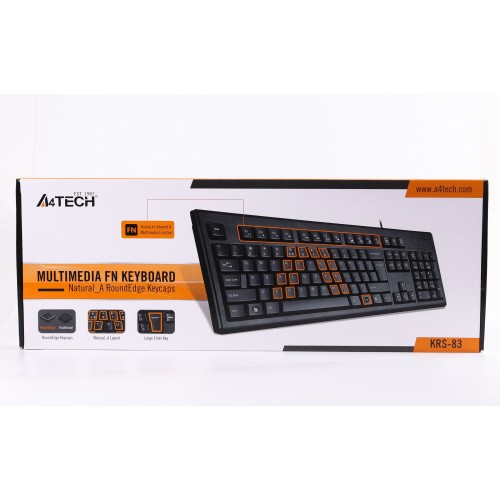 Клавиатура A4Tech KRS-83 USB black