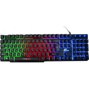 Клавиатура Frime FLK18100 Firefly USB black