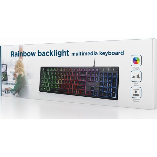Клавиатура Gembird KB-UM-106-UA Multimedia USB black