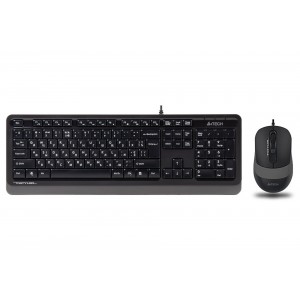 Комплект клавиатура и мышь A4Tech F1010 Fstyler grey
