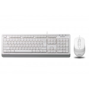 Комплект клавиатура и мышь A4Tech F1010 Fstyler white