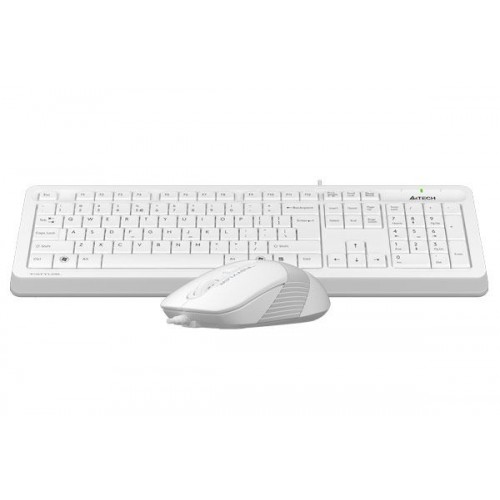 Комплект клавиатура и мышь A4Tech F1010 Fstyler white