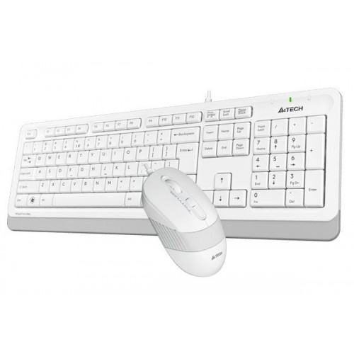Комплект клавиатура и мышь A4Tech F1010 Fstyler white
