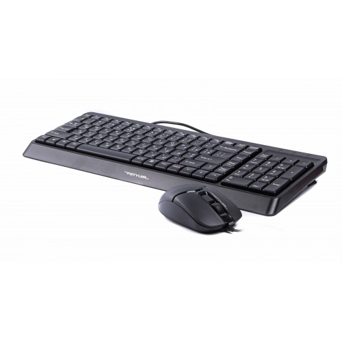 Комплект клавиатура и мышь A4Tech F1512 Fstyler black