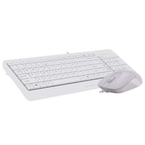 Комплект клавиатура и мышь A4Tech F1512 Fstyler white