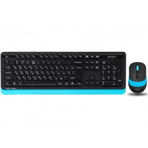 Комплект клавиатура и мышь A4Tech FG1010 Fstyler Wireless blue