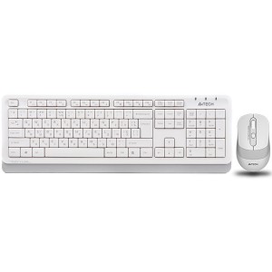 Комплект клавиатура и мышь A4Tech FG1010 Fstyler Wireless white