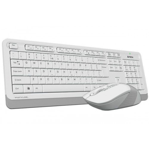 Комплект клавиатура и мышь A4Tech FG1010 Fstyler Wireless white