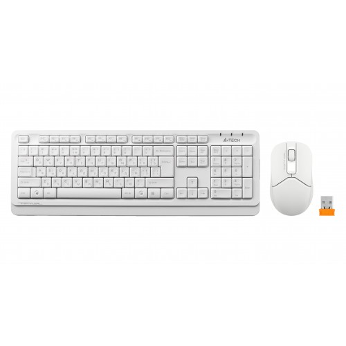 Комплект клавиатура и мышь A4Tech FG1012 Fstyler Wireless white