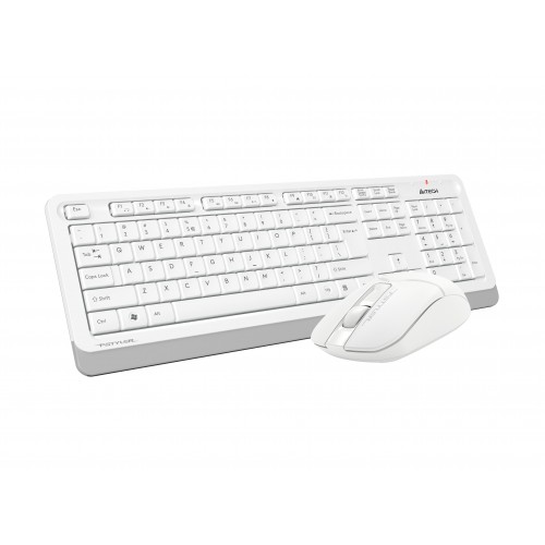 Комплект клавиатура и мышь A4Tech FG1012 Fstyler Wireless white