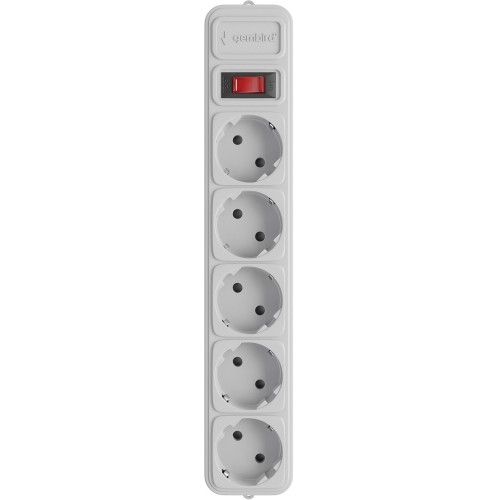 Сетевой фильтр Gembird SPG5-G-15G 4.5m grey