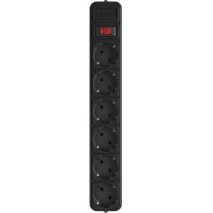 Сетевой фильтр Gembird SPG6-G-10B 3.0m black