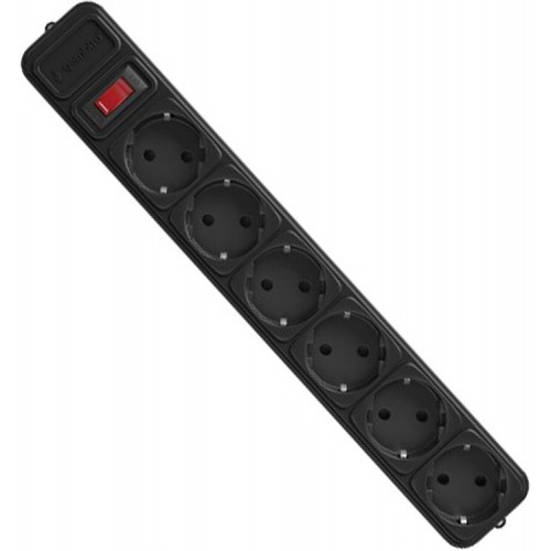 Сетевой фильтр Gembird SPG6-G-10B 3.0m black