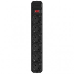 Сетевой фильтр Gembird SPG6-G-15B 4.5m black