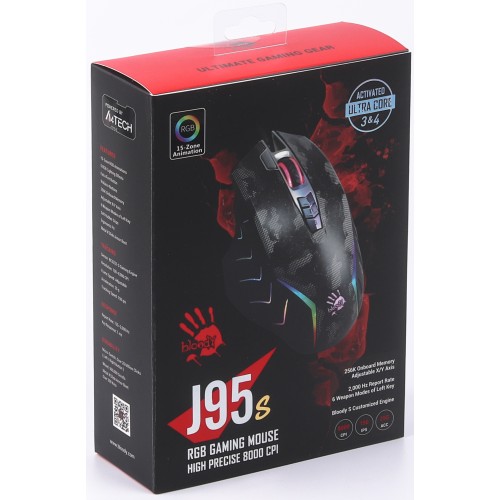 Мышь игровая A4Tech Bloody J95s Satellite