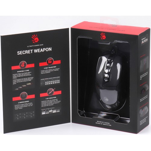 Мышь A4Tech Bloody W70 Max Activated Wireless Stone black