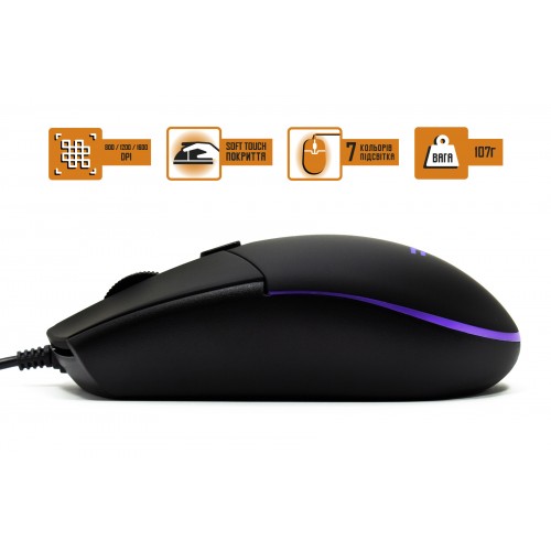 Мышь Frime FMC2205 USB black