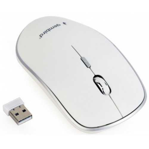 Мышь беспроводная Gembird MUSW-4B-01-W Wireless White