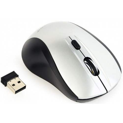 Мышь беспроводная Gembird MUSW-4B-02-BS Wireless White/Black