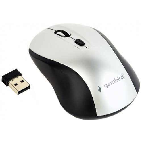 Мышь беспроводная Gembird MUSW-4B-02-BS Wireless White/Black