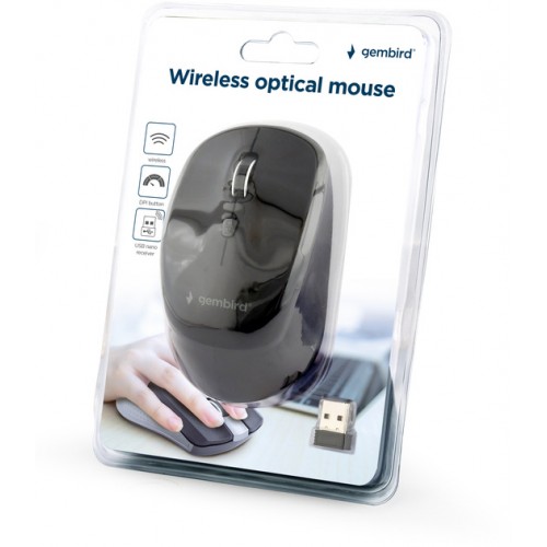 Мышь беспроводная Gembird MUSW-4B-05 Black