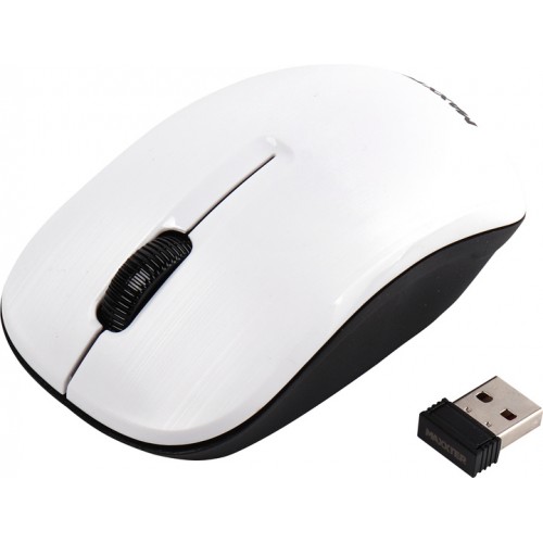 Мышь беспроводная Maxxter Mr-333-W White