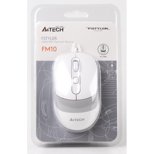 Мышь проводная A4Tech FM10 Fstyler Grey