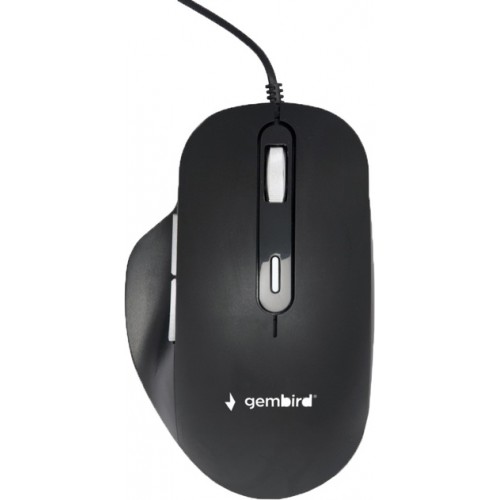 Мышь проводная Gembird MUS-6B-02, USB Black