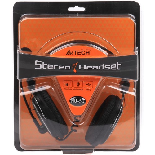 Навушники A4Tech HU-50 USB Black