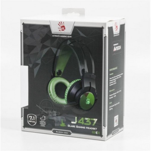 Навушники A4Tech J437 Bloody Army Green