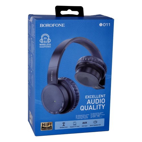Наушники Borofone BO11 Bluetooth Blue