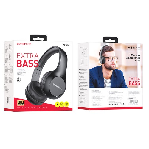 Навушники Borofone BO12 Bluetooth Black