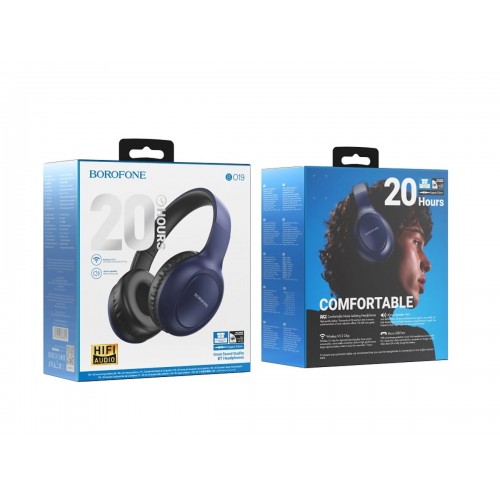 Наушники Borofone BO19 Bluetooth Blue
